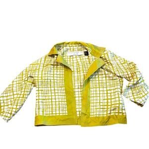 Charles Nolan Blazer Jacket Silk Green L